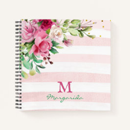 Wonderful Floral Wreath - Girl's Diary Notitieboek