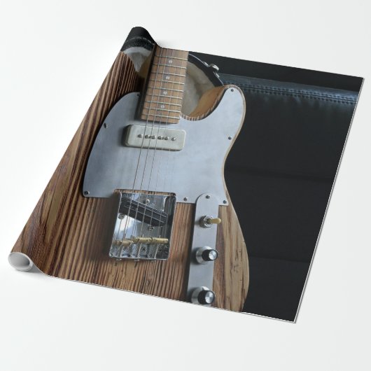 Wonderful Guitar Cadeaupapier (Uitgerold)