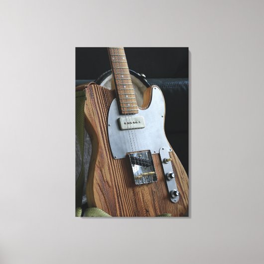Wonderful Guitar Canvas Afdruk (Voorkant)