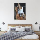 Wonderful Guitar Canvas Afdruk (Insitu (Slaapkamer))