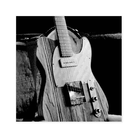 Wonderful Guitar Rubberstempel (Afrduk)