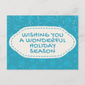 Wonderful Holiday Season Briefkaart (Voorkant)