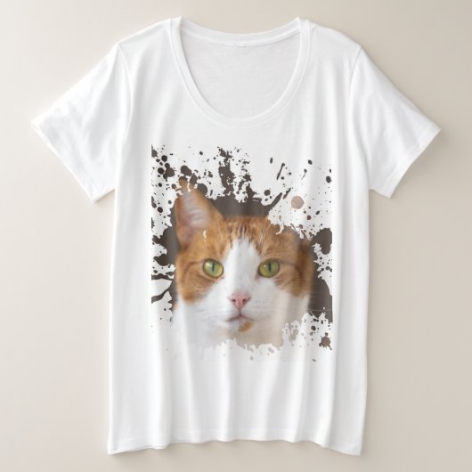 Wonderful Kitten Grote Maat T-shirt (Design voorkant)