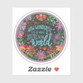 Wonderful Life Aanmoediging Inspirivity Sticker (Vel)