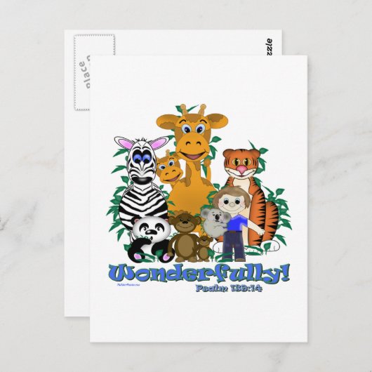 Wonderful Made Briefkaart (Voorkant / Achterkant)