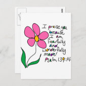 Wonderful Made Briefkaart (Voorkant / Achterkant)