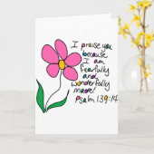 Wonderful Made Kaart (Gele Bloem)