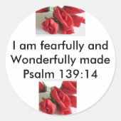 Wonderful Made Ronde Sticker (Voorkant)
