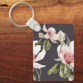  Wonderful magnolia flowers and birds Sleutelhanger (Voorkant)