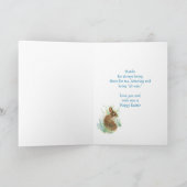 Wonderful Moeder Custom Easter Cute Bunny Rabbit Feestdagen Kaart (Binnen)