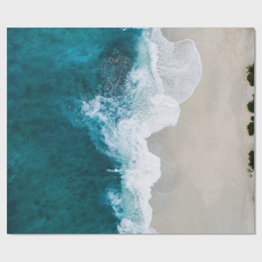 Wonderful Ocean Uitzicht Cadeaupapier (Vlak)