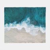 Wonderful Ocean Uitzicht Fleece Deken (Voorkant (Horizontaal))