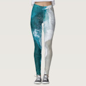 Wonderful Ocean Uitzicht Leggings (Voorkant)
