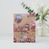 Wonderful Owl Briefkaart (Staand voorkant)