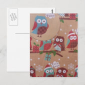 Wonderful Owl Briefkaart (Voorkant / Achterkant)
