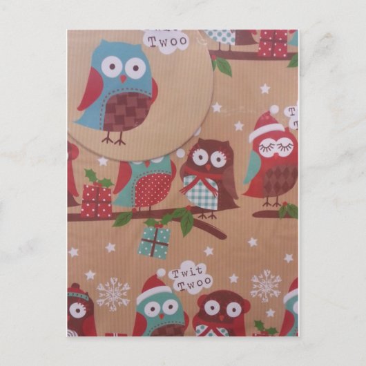 Wonderful Owl Briefkaart (Voorkant)