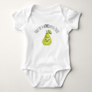 Wonderful Pair Girl Twin 1e verjaardag bodysuit