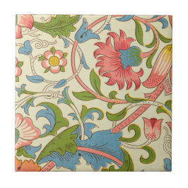 Wonderful pastel retro William Morris floral Tegeltje