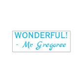 "WONDERFUL!" Rubberstempel voor toewijzing Zelfinktende Stempel (Design)