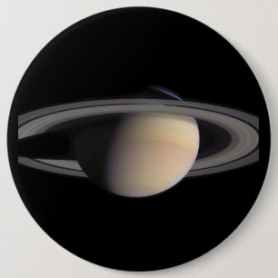 Wonderful Saturn-Afbeelding van NASA Ronde Button 6,0 Cm