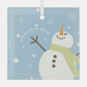 Wonderful Snow Glas Ornament (Voorkant)
