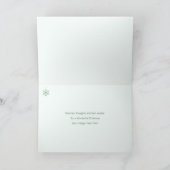 Wonderful Snowflake Christmas Card Kaart (Binnen)