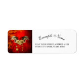 Wonderful steampunk heart etiket (Voorkant)