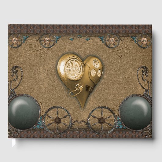 Wonderful steampunk heart gastenboek (Voorkant)