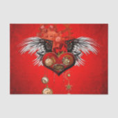 Wonderful steampunk heart tissuepapier (Voorkant)