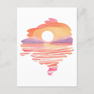 Wonderful Sunset Briefkaart