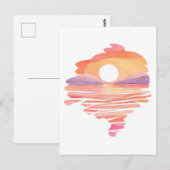 Wonderful Sunset Briefkaart (Voorkant / Achterkant)