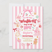 Wonderful Time Of The Year Christmas Bow Birthday Kaart (Voorkant)