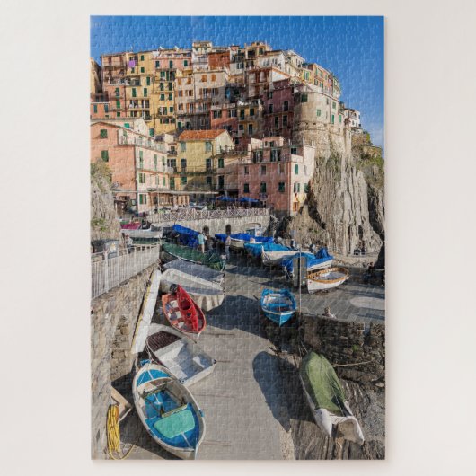 Wonderful uitzicht van Manarola, Cinque Terre, Ita Legpuzzel (Verticaal)