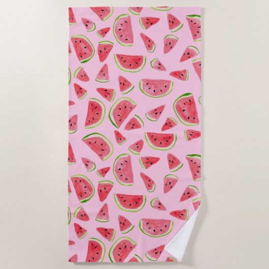 Wonderful Watermelons Summer Fun Fruit Strandlaken (Voorkant)