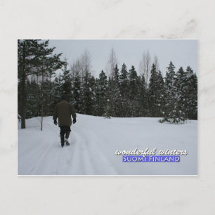 Wonderful Winters in Suomi Finland Briefkaart