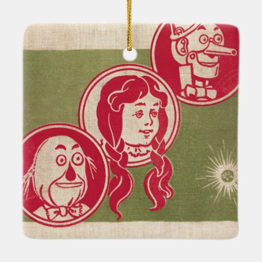 Wonderful Wizard of Oz  Keramisch Ornament (Achterkant)