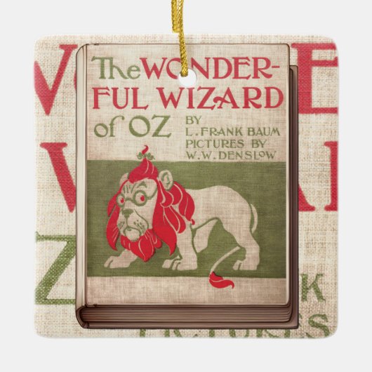 Wonderful Wizard of Oz  Keramisch Ornament (Voorkant)