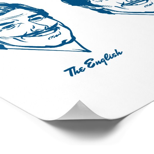 Wonderful World of Mustaches Poster (Hoek)