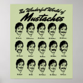 Wonderful World of Mustaches Poster (Voorkant)