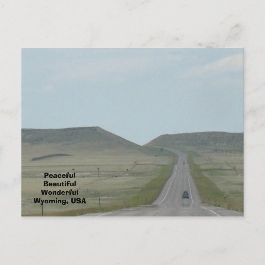Wonderful Wyoming Briefkaart (Voorkant)