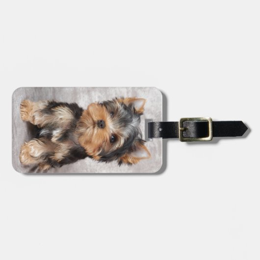Wonderful yorkie bagagelabel (Voorkant horizontaal)