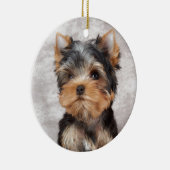 Wonderful yorkie keramisch ornament (Rechts)