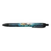 Wonderful Zee Turtle Ocean Life Turquoise Zee Zwarte Inkt Pen (Bodem)