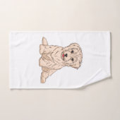 wonderfully cute havanese dog design handdoek (Handdoek)