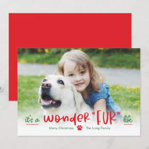 Wonderfur Life Pet Vakantie Foto Kaart