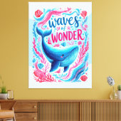 Wondergolven Canvas Afdruk (Insitu (Woonkamer))