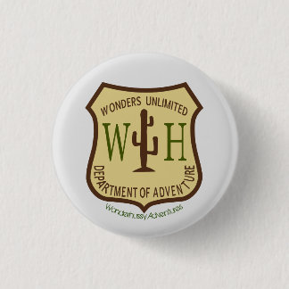 Wonderhussy Adventures Official Badge Ronde Button 3,2 Cm
