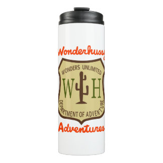 Wonderhussy Adventures Officiële Desert Badge Thermosbeker