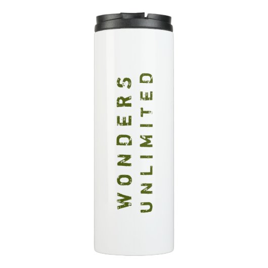 Wonderhussy Adventures Officiële Desert Badge Thermosbeker (Achterkant)