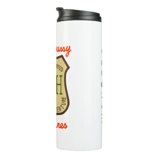 Wonderhussy Adventures Officiële Desert Badge Thermosbeker (Geroteerd rechts)